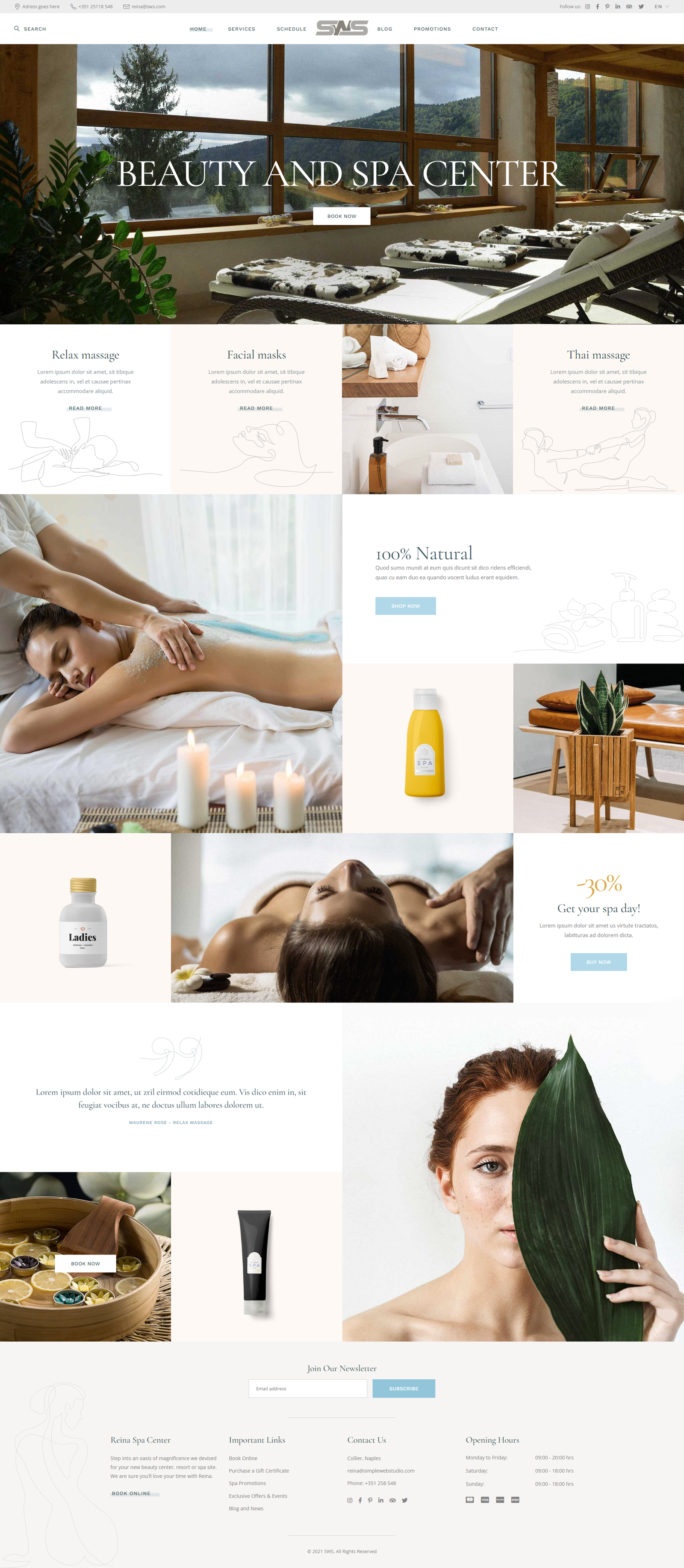 Spa Website - Azure Template